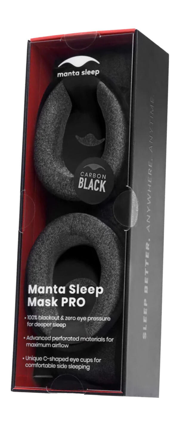 Picture of product box for a Manta Sleep PRO mask.