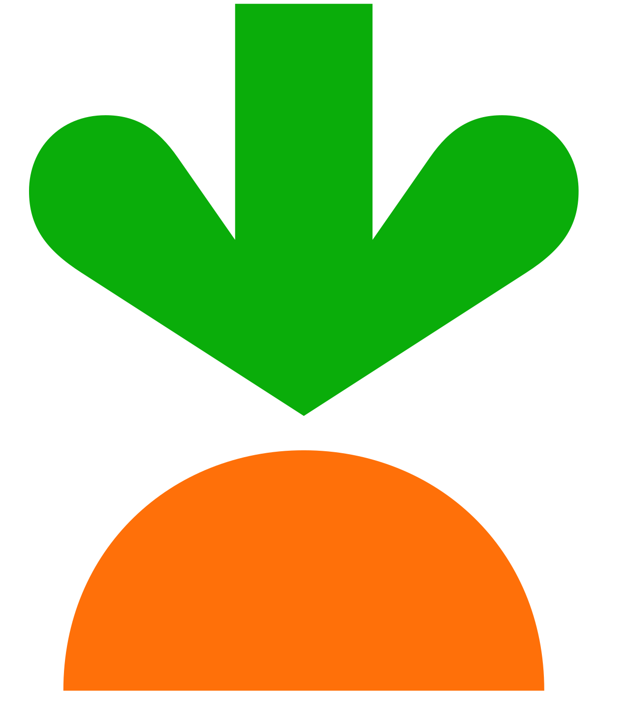 Colored logo of a carrot representing the business Instacart.